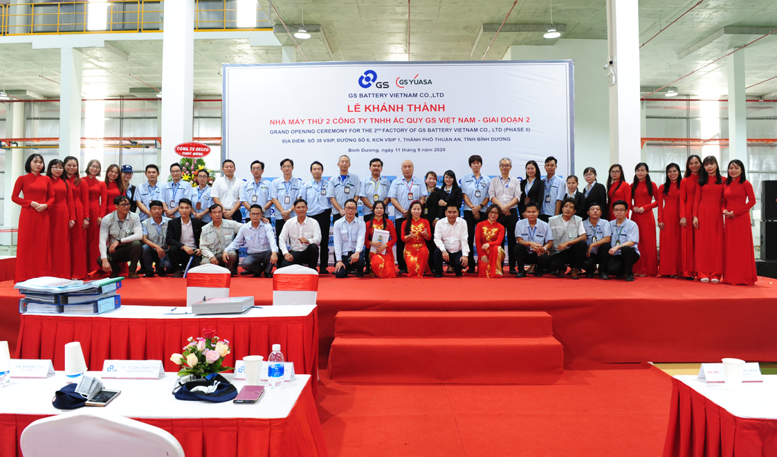 GS BATTERY VN ORGANIZES THE GRAND OPENING CEREMONY OF THE SECOND FACTORY EXPANSION AT BINH DUONG
