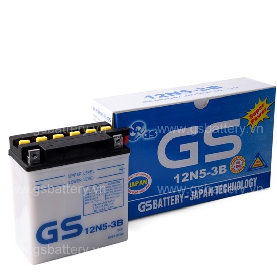 GS Battery 12N5-3B (12V-5Ah) - Công Ty TNHH Ắc Quy GS Việt Nam