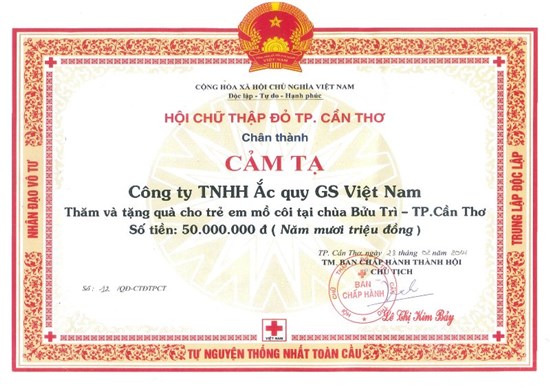 GHI NHẬN THAM GIA CHƯƠNG TRÌNH THĂM VÀ TẶNG QUÀ TRẺ EM MỒ CÔI TẠI CẦN THƠ 2014