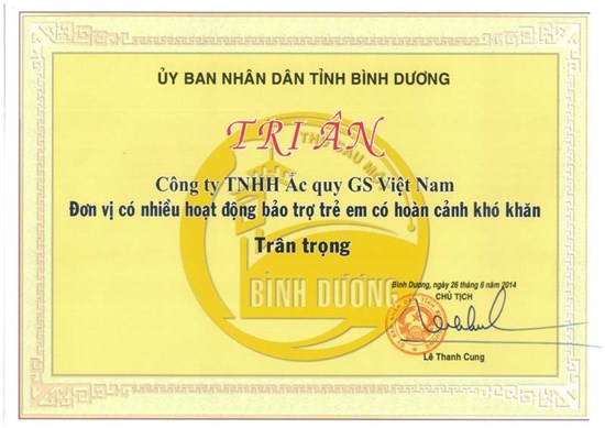 ĐƠN VỊ CÓ NHIỀU HOẠT ĐỘNG BẢO TRỢ TRẺ EM