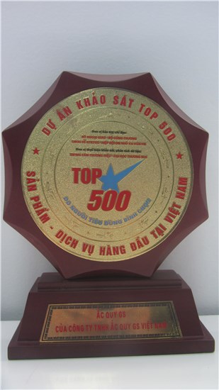 TOP 500 SẢN PHẨM, DỊCH VỤ HÀNG ĐẦU VIỆT NAM - Do người tiêu dùng bình chọn
