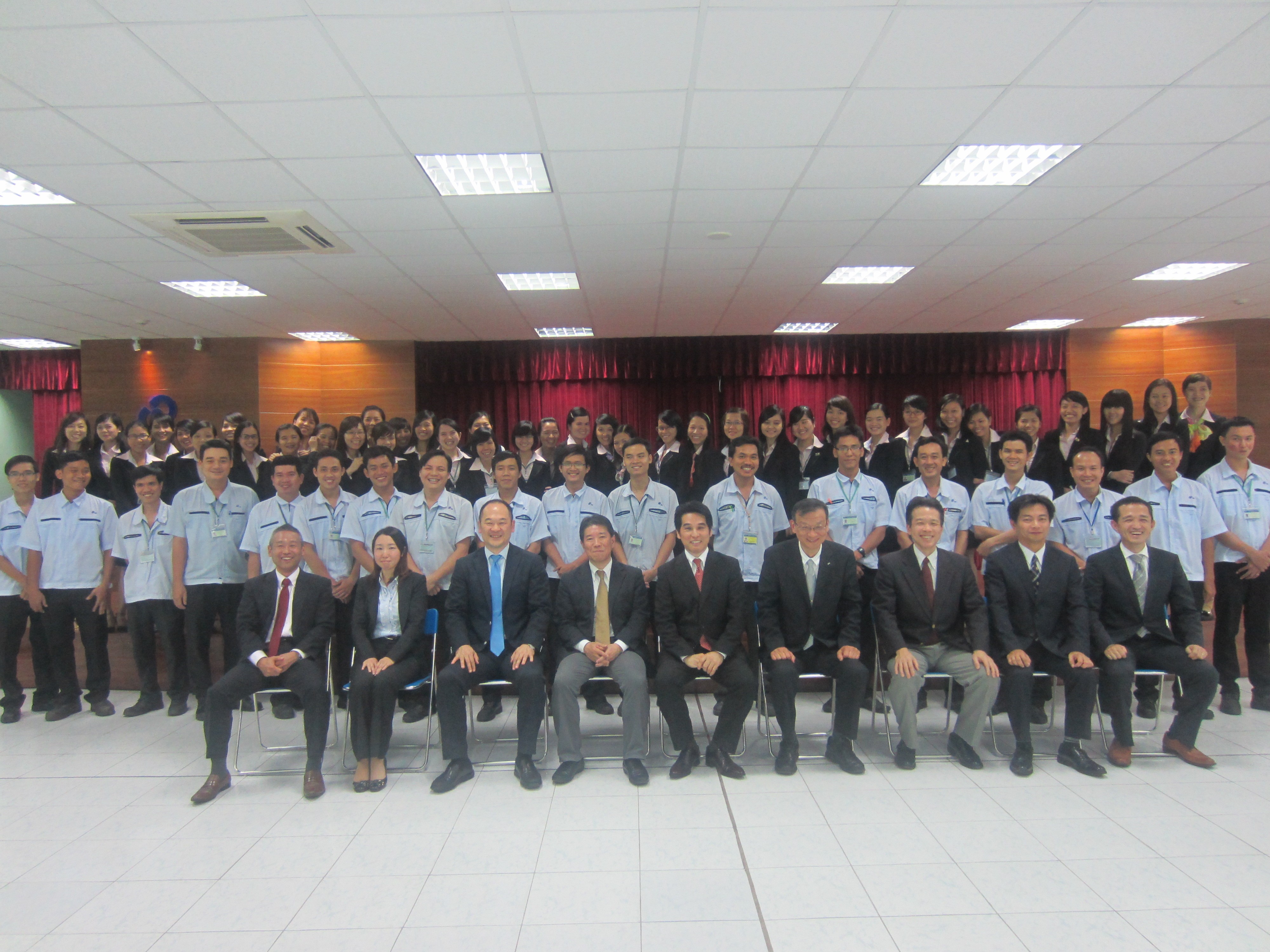 Mitsubishi Corporation, GS Yuasa Corporation, GS Yuasa International visited to GS Battery Vietnam Co., Ltd.