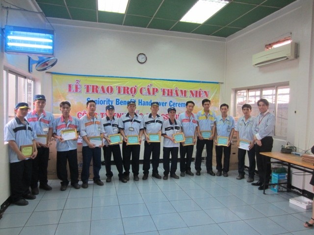 LỄ TRAO "TRỢ CẤP THÂM NIÊN" NĂM 2014 CỦA GSV ĐÃ ĐƯỢC TỔ CHỨC VÀO NGÀY 13/5/2014