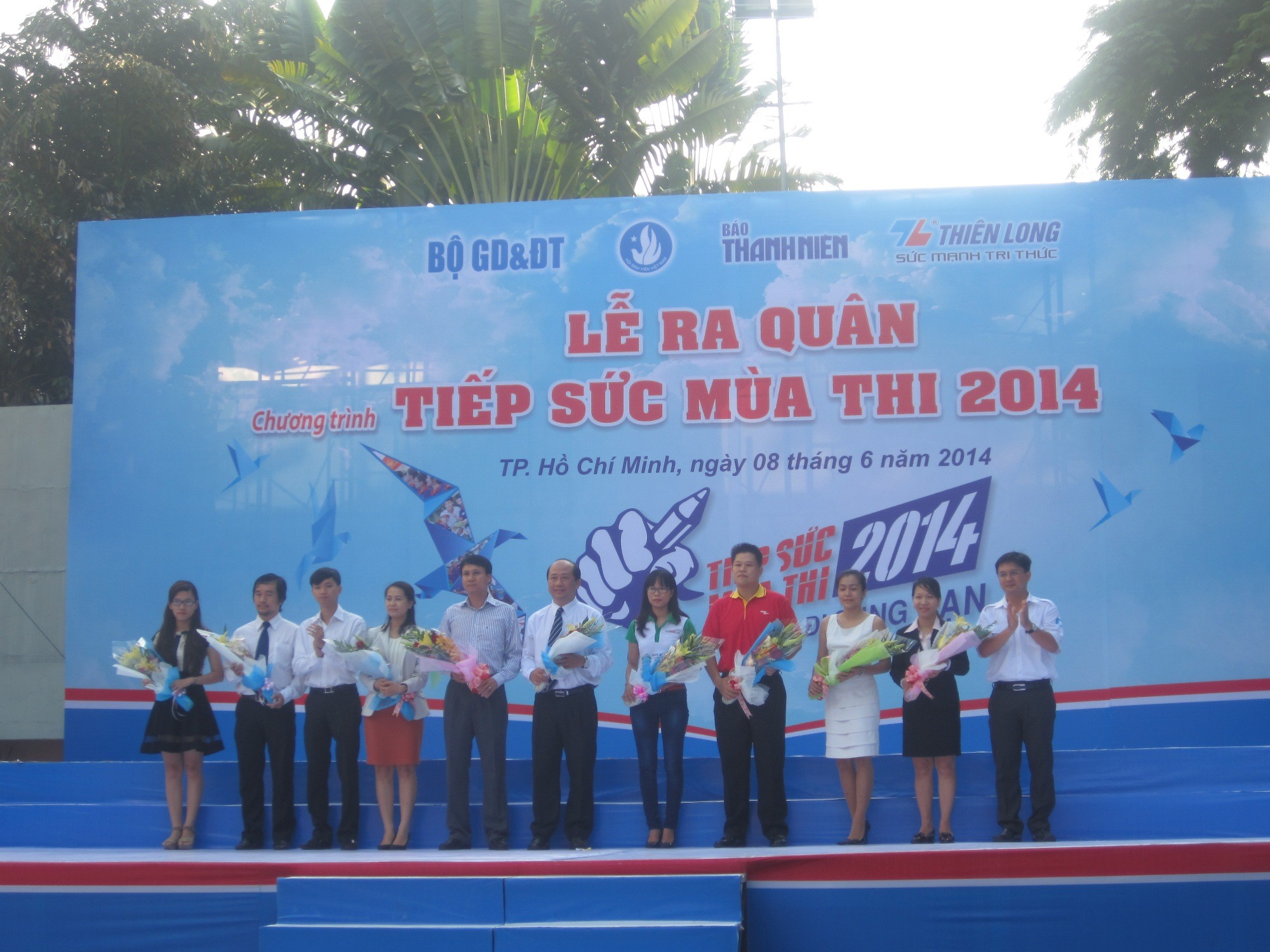 GSV TÀI TRỢ CHƯƠNG TRÌNH TIẾP SỨC MÙA THI