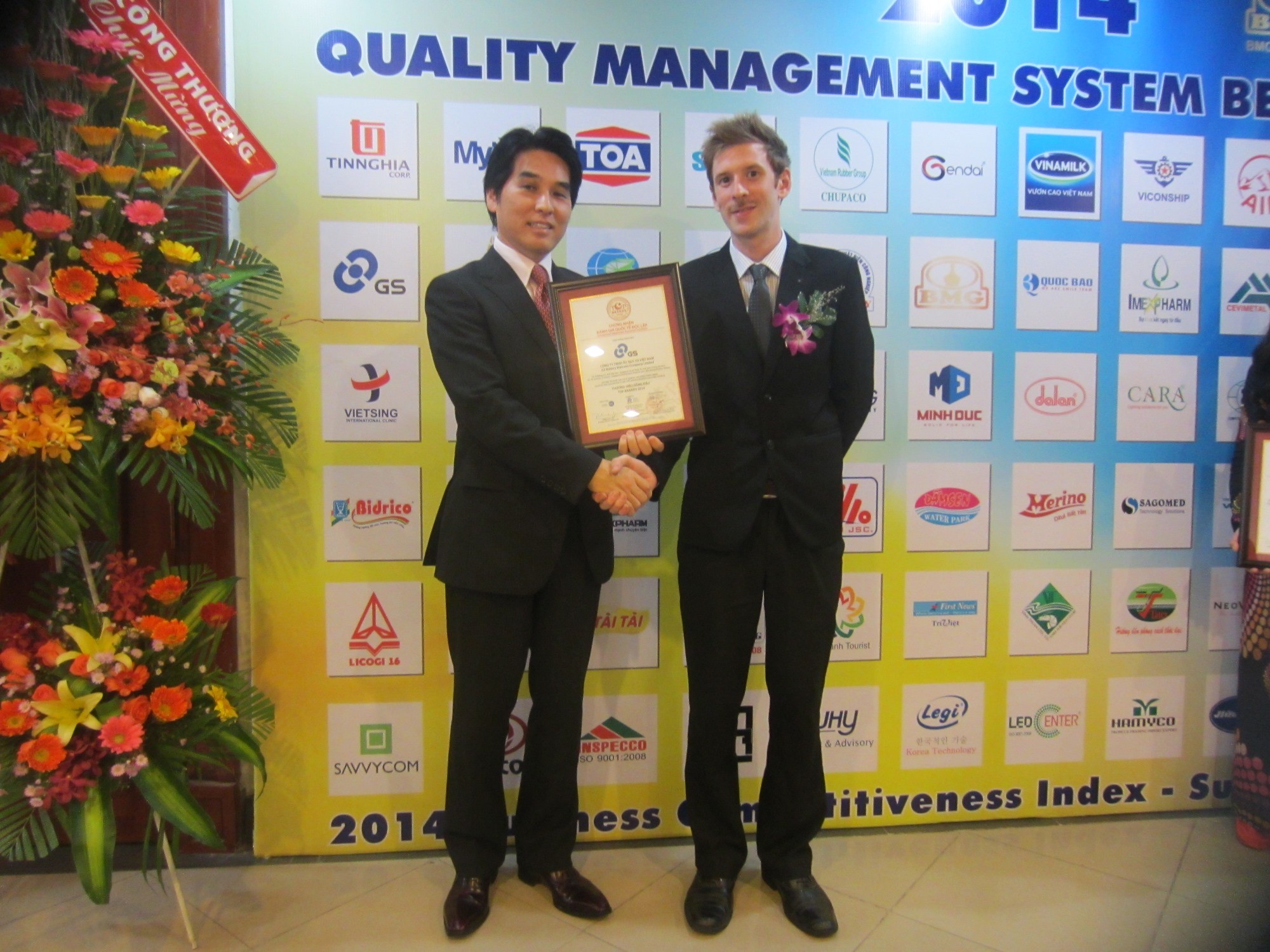 GSV ĐOẠT DANH HIỆU “ THƯƠNG HIỆU HÀNG ĐẦU 2014”