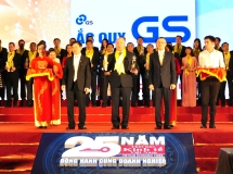 GS BATTERY VIETNAM WAS HONORED TO BE AWARDED THE AWARD “GOLDEN DRAGON AWARD” IN 2015