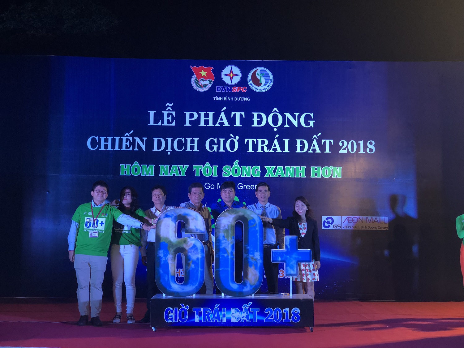 GSV SPONSORED THE EARTH HOUR 2018 IN BINH DUONG