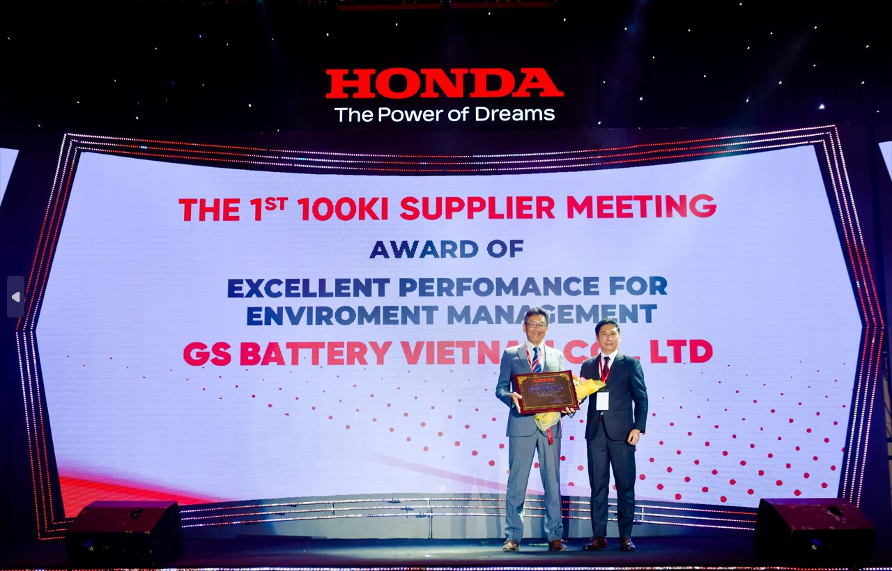 GSV WAS HONORLY AWARDED 2022 EXCELLENT PERFORMANCE FOR ENVIRONMENT MANAGEMENT AWARD” BY HONDA MOTOR VIETNAM