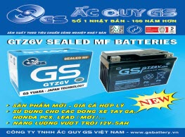 Sản phẩm mới Ắc quy miễn bảo dưỡng dùng cho xe gắn máy ‘GTZ6V (12V-5Ah)’