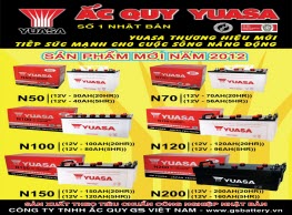 New Product YUASA Automotive Batteries  For Automotive and Boat. YUASA New Brand Start – Energise  Your Life With Dynamic Source Of Power