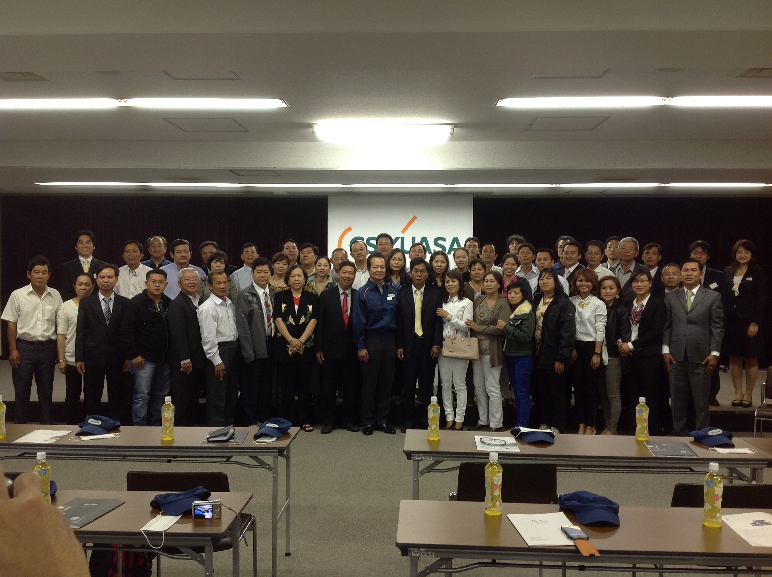 Excellent Dealer Tour to Japan and GS YUASA factory In The South Of Vietnam - Year 2012
