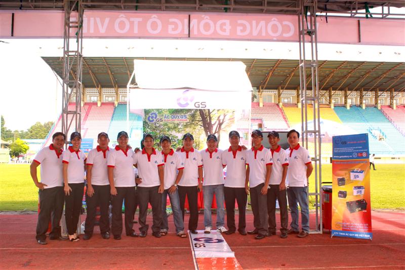 Nhân viên Ắc quy GS rất vui khi tham dự chương trình